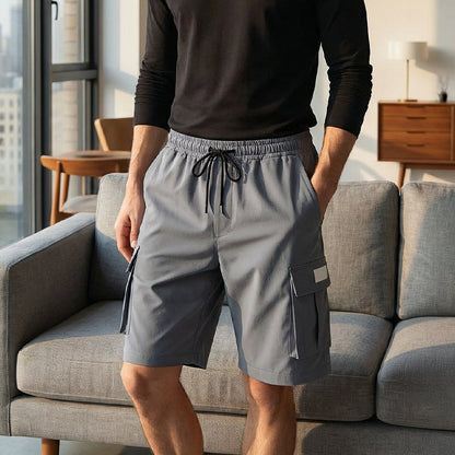 🩳 50% RABATT! ⏰ Atmungsaktive Cargo-Shorts – Sommer-Deal – Leicht, viele Taschen & perfekt für heiße Tage, Outdoor oder Freizeit 🌿