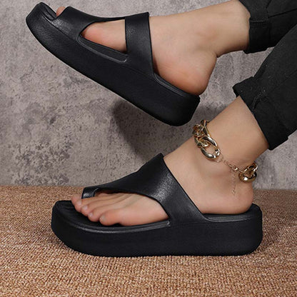 📢📢50 % Rabatt!! ⏰Sandalen mit Plateau-Absatz und Zehensteg für Damen