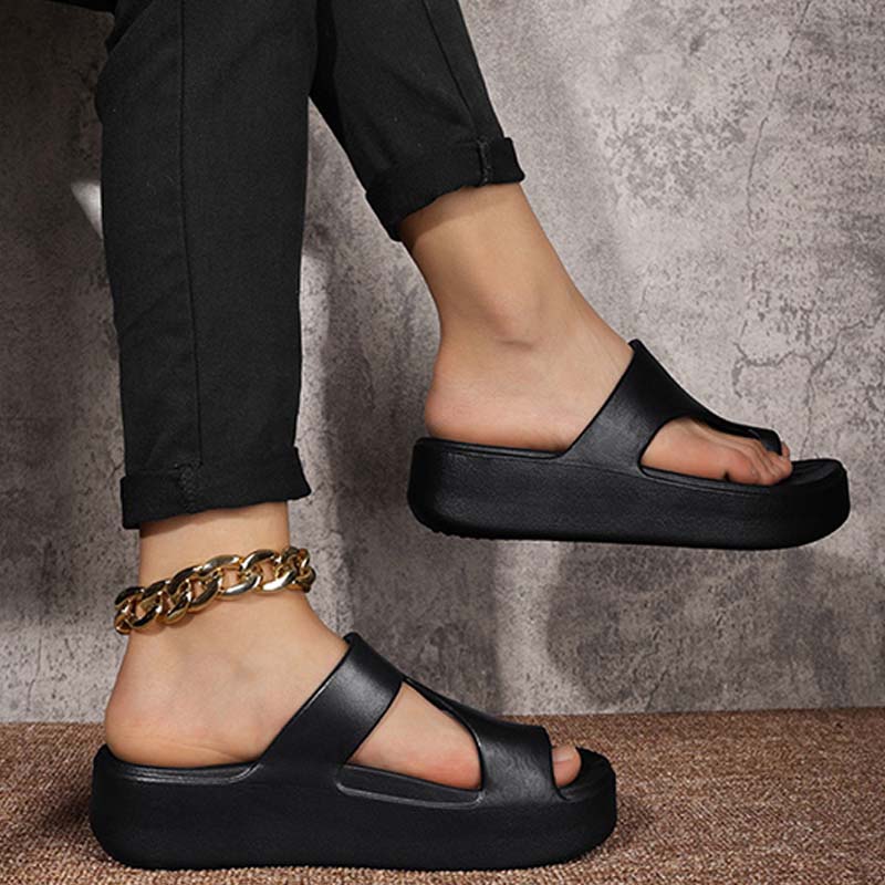 📢📢50 % Rabatt!! ⏰Sandalen mit Plateau-Absatz und Zehensteg für Damen