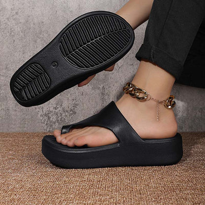 📢📢50 % Rabatt!! ⏰Sandalen mit Plateau-Absatz und Zehensteg für Damen