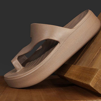 📢📢50 % Rabatt!! ⏰Sandalen mit Plateau-Absatz und Zehensteg für Damen
