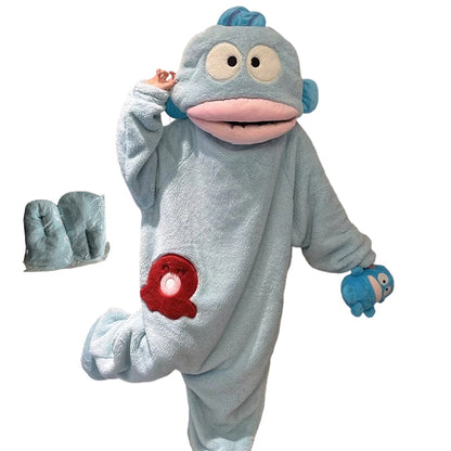 🧸🐟 Eleganz braucht keine Worte – Kuscheliger Pyjama aus Korallenfleece mit Figuren – 50% RABATT! Weich, warm & perfekt für kühle Nächte & entspannte Wochenenden ✨