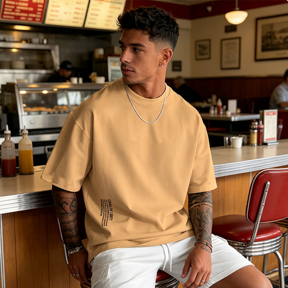 📢📢50 % Rabatt!! ⏰Herren Urban Style Loose Fit Kurzarm-Shirt