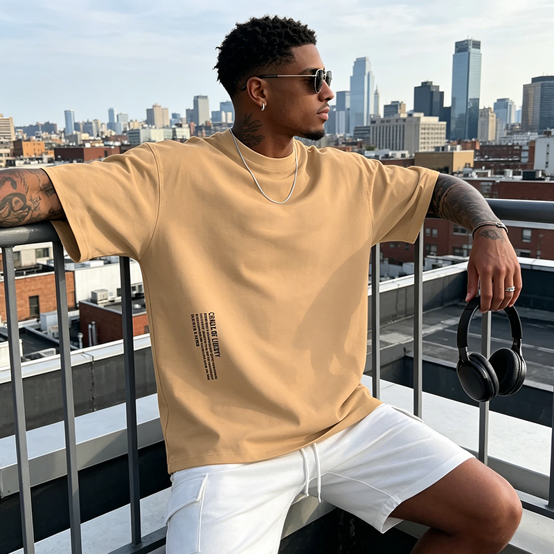 📢📢50 % Rabatt!! ⏰Herren Urban Style Loose Fit Kurzarm-Shirt