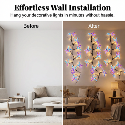 🥳【Nur freitags – 50 % Rabatt】 2026 HEISSER VERKAUF🥳💞Über 50.000 verkauft!🌿Romantische LED-Lichterkette mit Schmetterlingsranke