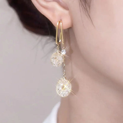 🔥Solange der Vorrat reicht 50 % Rabatt!🎉Elegante Ohrringe mit Kristallquasten