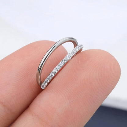 Stilvolle Diamantohrringe & Nasenring
