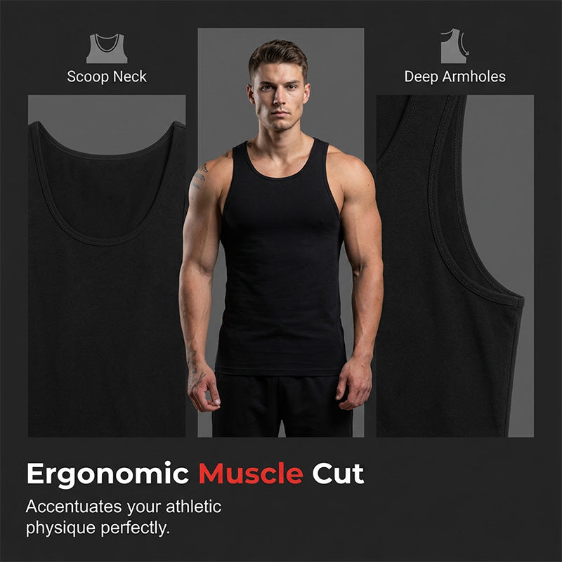 Tanktop für Herren in sportlicher Passform