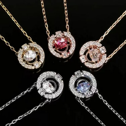 ⏰ 50 % Rabatt! Vielseitige Kristallkette mit Stil – schweißresistent vergoldet, elegant & alltagstauglich 💫👌