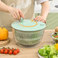📢⏰🥗 PROMO -50%! Centrifuga per Insalata & Tagliaverdure Multifunzione 9-in-1 – Grande capacità 5,3L, 6 lame