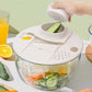📢⏰🥗 PROMO -50%! Centrifuga per Insalata & Tagliaverdure Multifunzione 9-in-1 – Grande capacità 5,3L, 6 lame