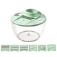 📢⏰🥗 PROMO -50%! Centrifuga per Insalata & Tagliaverdure Multifunzione 9-in-1 – Grande capacità 5,3L, 6 lame