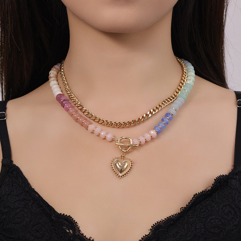 🌈 50% RABATT! 📿 Boho-Regenbogenkette mit Perlen & Kette – Buntes Design, Leichtgewicht & Perfekt Für Einen Fröhlichen, Kreativen Look ✨