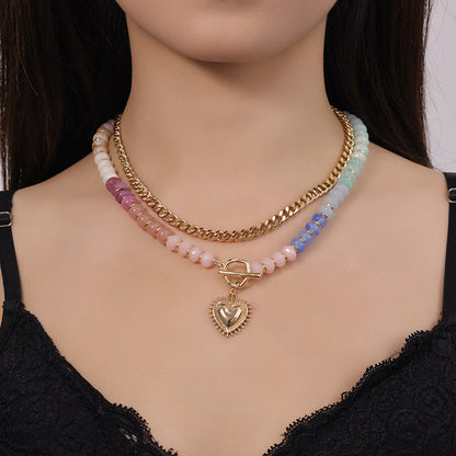 🌈 50% RABATT! 📿 Boho-Regenbogenkette mit Perlen & Kette – Buntes Design, Leichtgewicht & Perfekt Für Einen Fröhlichen, Kreativen Look ✨
