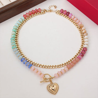 🌈 50% RABATT! 📿 Boho-Regenbogenkette mit Perlen & Kette – Buntes Design, Leichtgewicht & Perfekt Für Einen Fröhlichen, Kreativen Look ✨