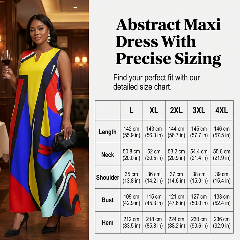🎨 50% Rabatt! Künstlerisch bedrucktes, lockeres Sommer-Maxikleid – figurfreundlich + einzigartig im Stil + mühelos elegant 💃✨