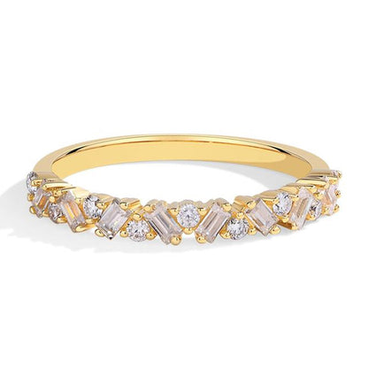 🔥Solange der Vorrat reicht 40 % Rabatt!🎉Eleganter Ring mit funkelnden Zirkonia-Steinen