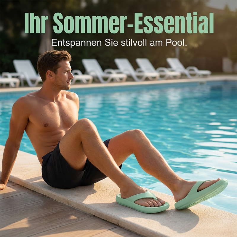✨🔥Wasserfeste Unisex-Zehentrenner für drinnen und draußen
