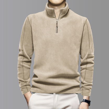 👔✨ 50% RABATT! Stilvolles Langarm-Oberteil mit halbem Reißverschluss für Herren – Lässig, vielseitig & perfekt für kühlere Tage 🍂
