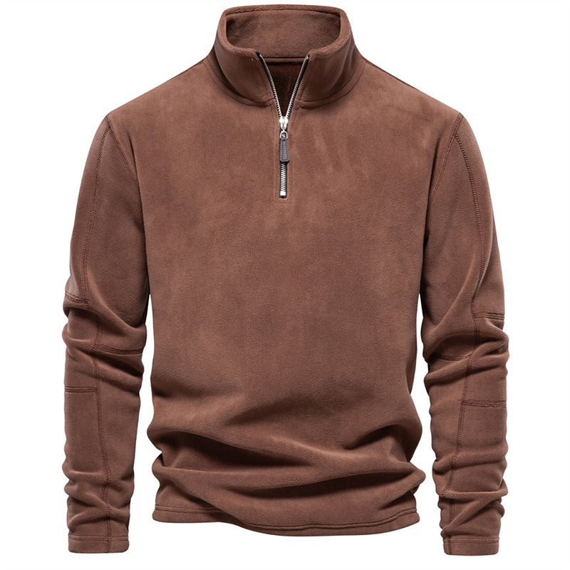 👔✨ 50% RABATT! Stilvolles Langarm-Oberteil mit halbem Reißverschluss für Herren – Lässig, vielseitig & perfekt für kühlere Tage 🍂