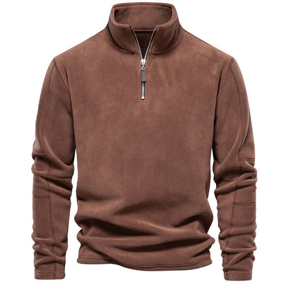 👔✨ 50% RABATT! Stilvolles Langarm-Oberteil mit halbem Reißverschluss für Herren – Lässig, vielseitig & perfekt für kühlere Tage 🍂