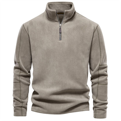 👔✨ 50% RABATT! Stilvolles Langarm-Oberteil mit halbem Reißverschluss für Herren – Lässig, vielseitig & perfekt für kühlere Tage 🍂