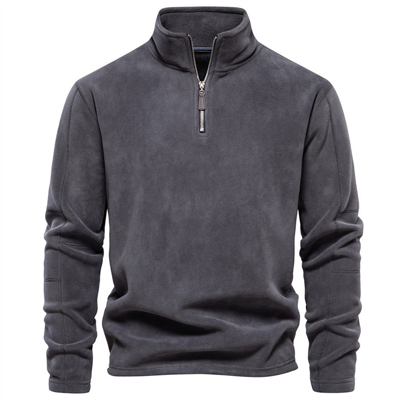 👔✨ 50% RABATT! Stilvolles Langarm-Oberteil mit halbem Reißverschluss für Herren – Lässig, vielseitig & perfekt für kühlere Tage 🍂
