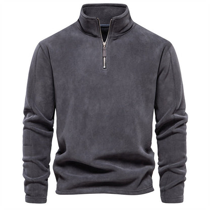 👔✨ 50% RABATT! Stilvolles Langarm-Oberteil mit halbem Reißverschluss für Herren – Lässig, vielseitig & perfekt für kühlere Tage 🍂