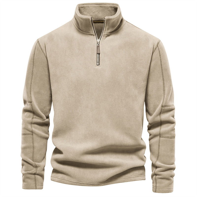 👔✨ 50% RABATT! Stilvolles Langarm-Oberteil mit halbem Reißverschluss für Herren – Lässig, vielseitig & perfekt für kühlere Tage 🍂