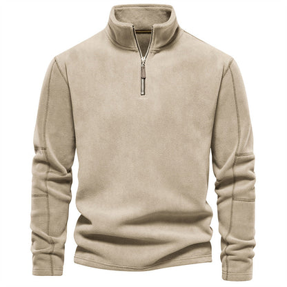 👔✨ 50% RABATT! Stilvolles Langarm-Oberteil mit halbem Reißverschluss für Herren – Lässig, vielseitig & perfekt für kühlere Tage 🍂