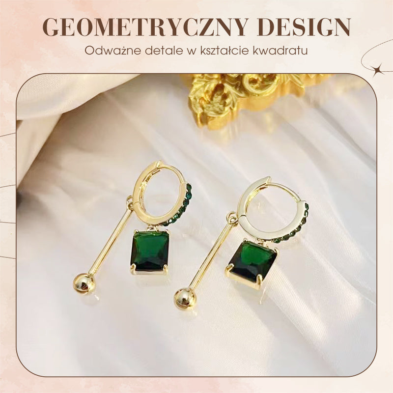 Elegante Vintage-Synthetikdiamant-Tropfenohrstecker