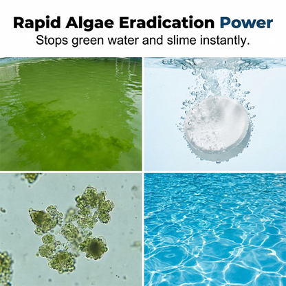🥳2026 HEISSER VERKAUF🥳💞ÜBER 50.000 VERKAUFT!💧🛡️ 50 % RABATT! Pool-Chlorinatortabletten – Über Nacht von Grün zu Klar. Langsam auflösend, wartungsarm. Sanft zu Haut und Augen. Der beste Freund Ihres Pools. 🏖️✅