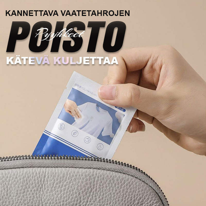 Pousbo® Tragbare Fleckenentferner-Tücher für Kleidung