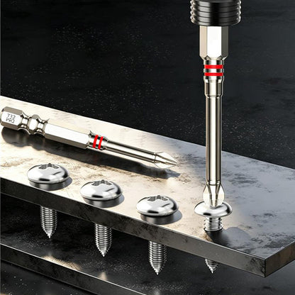 🔧⚡ INDUSTRIAL GRADE PH2 – Magnet-Schraubendreher-Bit mit starkem Magnetkopf, S2-Stahl, 1/4" Sechskant-Schäftung für universelle Kompatibilität 🧲🧲⚡
