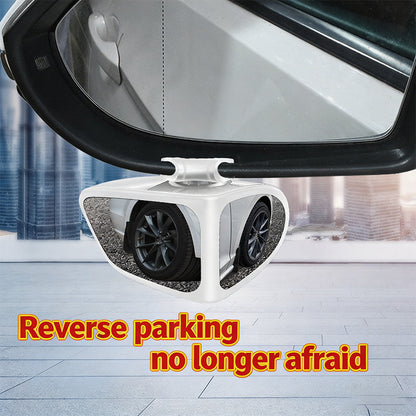 Specchietto retrovisore per angolo cieco con doppia lente e regolazione a 360°