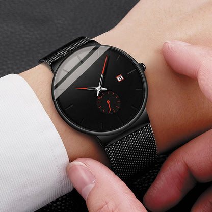 ⏰ LIMITED-TIME 50% RABATT! ✨ Minimalistische Herrenuhr – Wasserdicht, Quarzwerk, Edelstahl ✨