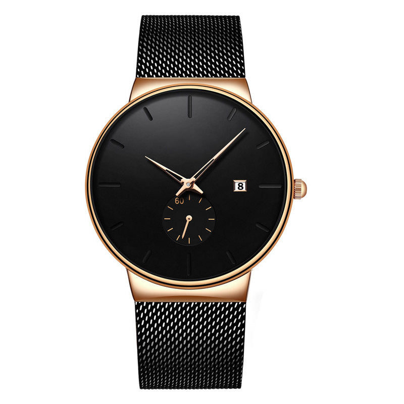 ⏰ LIMITED-TIME 50% RABATT! ✨ Minimalistische Herrenuhr – Wasserdicht, Quarzwerk, Edelstahl ✨