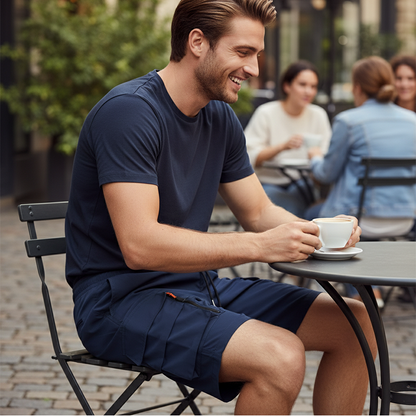 Schnelltrocknende Herren-Cargoshorts mit Taschen