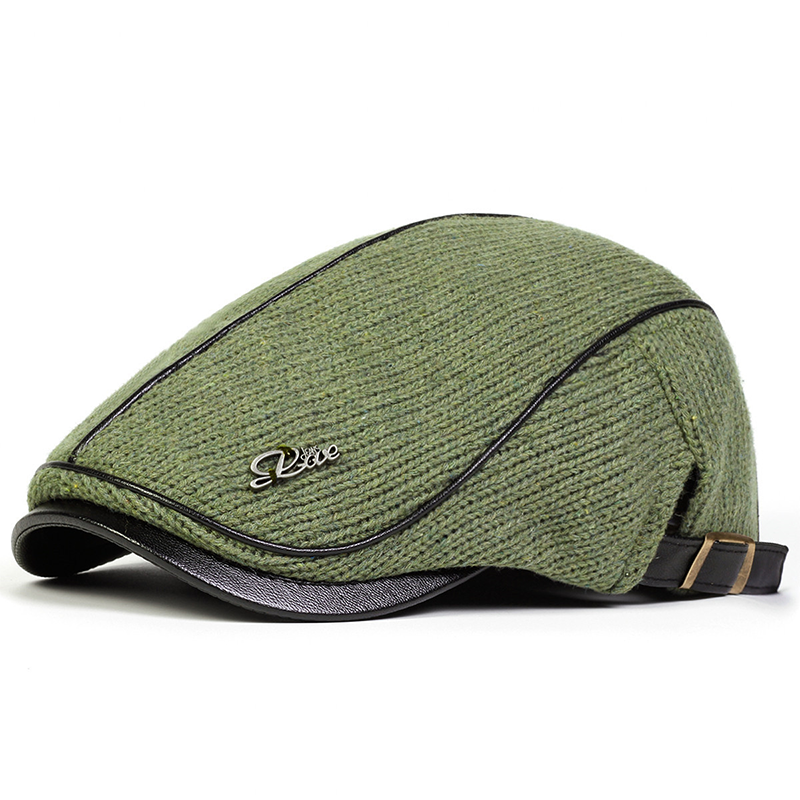 🧢 Herren Gestrickte Casual Cap – Sommerlicher Stil, atmungsaktiv, verstellbar – Perfekt für warme Tage