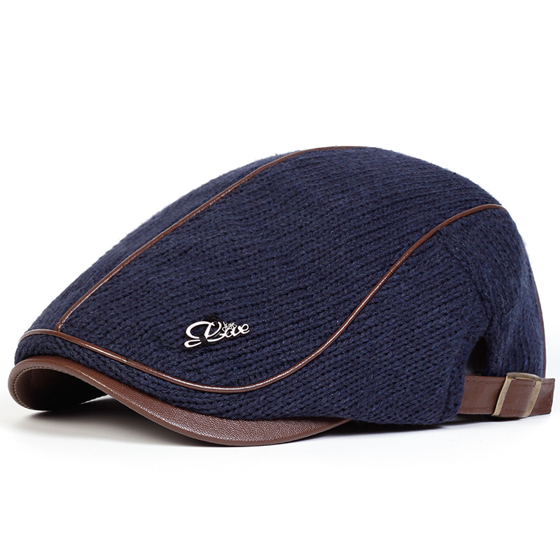 🧢 Herren Gestrickte Casual Cap – Sommerlicher Stil, atmungsaktiv, verstellbar – Perfekt für warme Tage