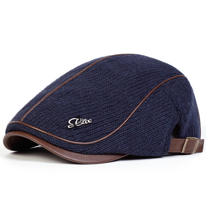 🧢 Herren Gestrickte Casual Cap – Sommerlicher Stil, atmungsaktiv, verstellbar – Perfekt für warme Tage