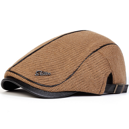 🧢 Herren Gestrickte Casual Cap – Sommerlicher Stil, atmungsaktiv, verstellbar – Perfekt für warme Tage