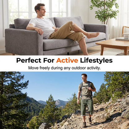 🩳 JETZT 50 % RABATT!❄️ Herren-Capri-Shorts aus Eisseide – Atmungsaktiv & Ultraleicht – Lässige 3/4-Loungewear-Hose 🌬️