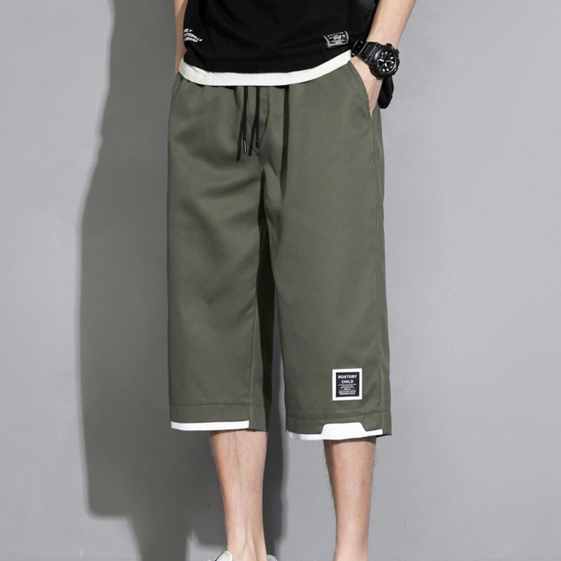🩳 JETZT 50 % RABATT!❄️ Herren-Capri-Shorts aus Eisseide – Atmungsaktiv & Ultraleicht – Lässige 3/4-Loungewear-Hose 🌬️