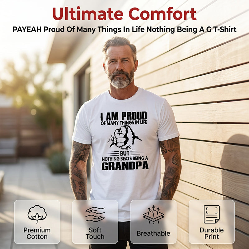 👕 JETZT 50 % RABATT! ⏳ T-Shirt mit Grafikprint „Stolzer Opa“ – Weiche Baumwolle, liebevolles Design & perfekt zum Verschenken oder für entspannte Familientage 🧓