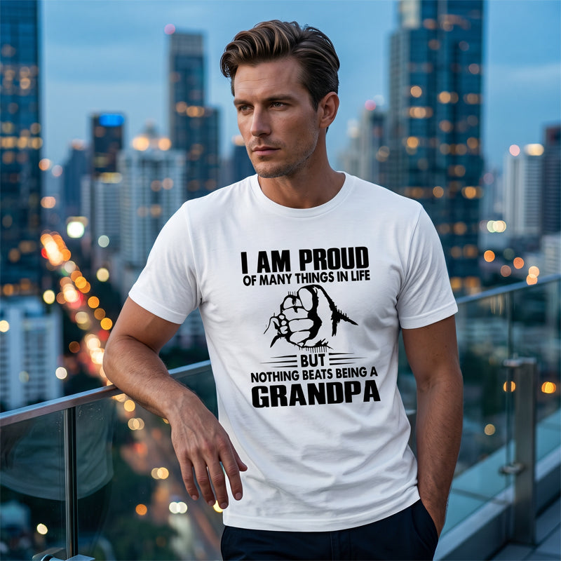 👕 JETZT 50 % RABATT! ⏳ T-Shirt mit Grafikprint „Stolzer Opa“ – Weiche Baumwolle, liebevolles Design & perfekt zum Verschenken oder für entspannte Familientage 🧓