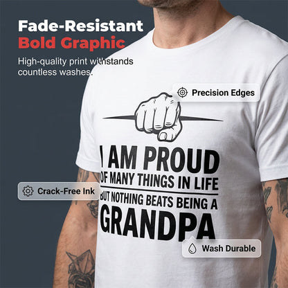 👕 JETZT 50 % RABATT! ⏳ T-Shirt mit Grafikprint „Stolzer Opa“ – Weiche Baumwolle, liebevolles Design & perfekt zum Verschenken oder für entspannte Familientage 🧓