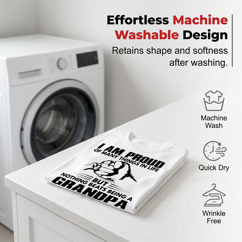 👕 JETZT 50 % RABATT! ⏳ T-Shirt mit Grafikprint „Stolzer Opa“ – Weiche Baumwolle, liebevolles Design & perfekt zum Verschenken oder für entspannte Familientage 🧓