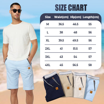 📢📢50% OFF!!⏰Herren Freizeit-Shorts mit Colorblock-Design & Kordelzug – bequem, leicht & vielseitig🩳☀️