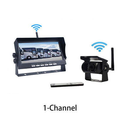 7-Zoll Rückfahrkamera Set mit Monitor – Kabellos für LKW, Bus & Traktor 🚛 Klare Rückansicht